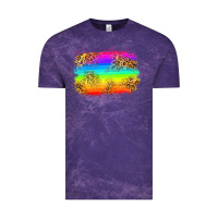 Cloud Purple pride flag Vintage Tee - Zillion Design Studio