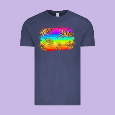 Pride Flag Vintage Tee Designed By Zillion Design Studio