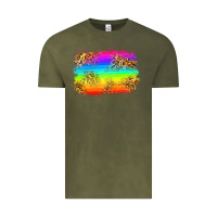 Vintage Olive pride flag Vintage Tee - Zillion Design Studio