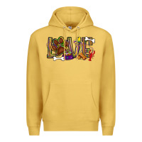 Antique Gold Mardi Gras love dog paw Premium Hoodie - BundleAndBundleShop