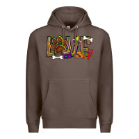 Coffee Mardi Gras love dog paw Premium Hoodie - BundleAndBundleShop