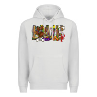 Dove Grey Mardi Gras love dog paw Premium Hoodie - BundleAndBundleShop