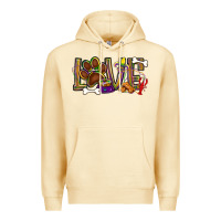 Pina Colada Mardi Gras love dog paw Premium Hoodie - BundleAndBundleShop