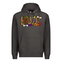 Smoke Mardi Gras love dog paw Premium Hoodie - BundleAndBundleShop