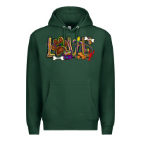 Sports Green Mardi Gras love dog paw Premium Hoodie - BundleAndBundleShop