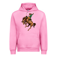 Fuchsia Pink Bucking Bronco Rodeo Urban Hoodie - Bettercallsaul