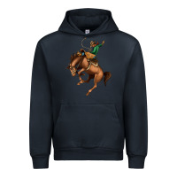 Navy Bucking Bronco Rodeo Urban Hoodie - Bettercallsaul