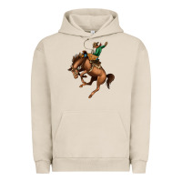 Pigment French Oak Bucking Bronco Rodeo Urban Hoodie - Bettercallsaul