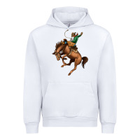 White Bucking Bronco Rodeo Urban Hoodie - Bettercallsaul