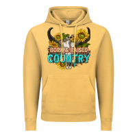 Vintage Mustard born and raised country tbw Vintage Hoodie - texasbilliewilder
