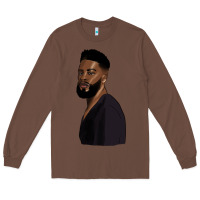 Chestnut african men Long Sleeve Tee - HRA Design Shop