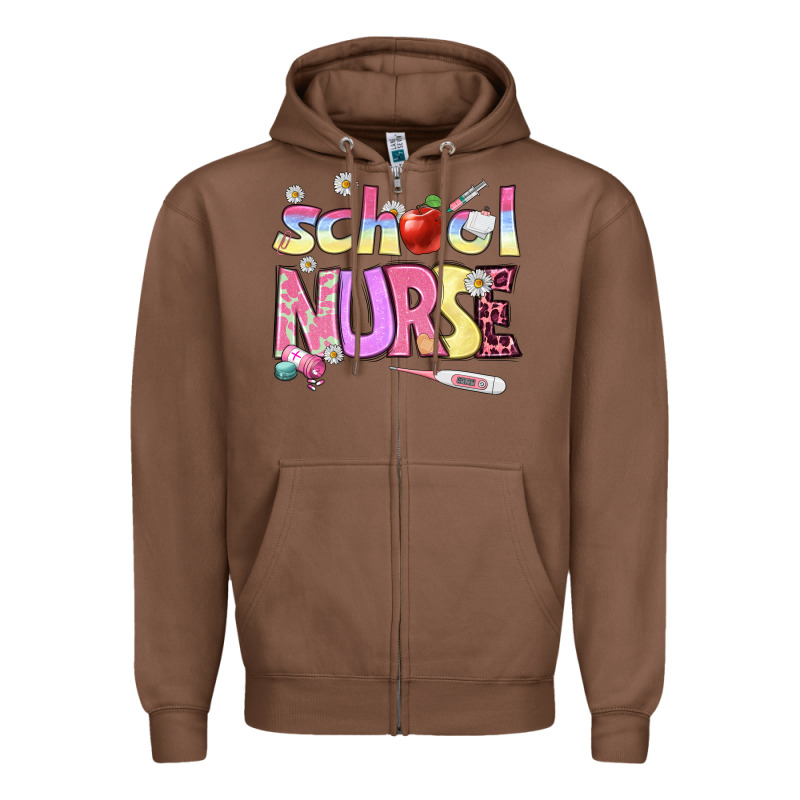 School Nurse Zipper Hoodie by BundleAndBundleShop | Teevron