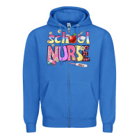 True Royal school nurse Zipper Hoodie - BundleAndBundleShop