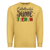 Antique Gold celebrate juneteenth Premium Sweatshirt - MaliasSmallBusiness