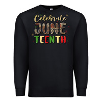 Black celebrate juneteenth Premium Sweatshirt - MaliasSmallBusiness