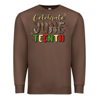 Chestnut celebrate juneteenth Premium Sweatshirt - MaliasSmallBusiness