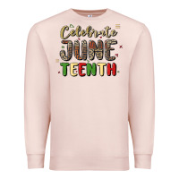 Pale Pink celebrate juneteenth Premium Sweatshirt - MaliasSmallBusiness