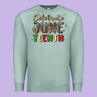 Celebrate Juneteenth Premium Sweatshirt Designed By Maliassmallbusiness