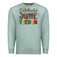 Seafoam celebrate juneteenth Premium Sweatshirt - MaliasSmallBusiness