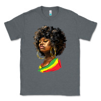 Charcoal Heather juneteenth black women Classic Tee - HRA Design Shop