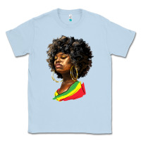 Dusty Blue juneteenth black women Classic Tee - HRA Design Shop