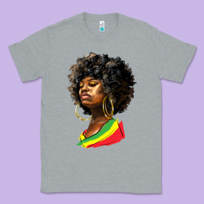 Juneteenth Black Women Classic Tee Designed By Hra Design Shop