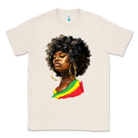 Natural juneteenth black women Classic Tee - HRA Design Shop