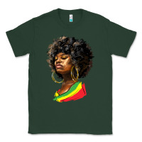 Sports Green juneteenth black women Classic Tee - HRA Design Shop