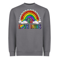 Storm love wins with daisy and heart Heavyweight Sweatshirt - texasbilliewilder