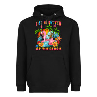 Black life is better at the beach Heavyweight Hoodie - MaliasSmallBusiness
