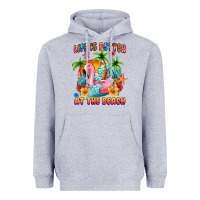 Heather Grey life is better at the beach Heavyweight Hoodie - MaliasSmallBusiness