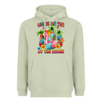 Matcha life is better at the beach Heavyweight Hoodie - MaliasSmallBusiness