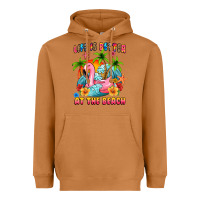 Meerkat life is better at the beach Heavyweight Hoodie - MaliasSmallBusiness