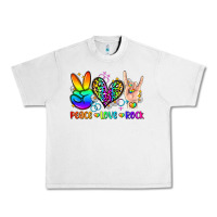Lunar Rock peace love rock Urban Heavy Tee - Zillion Design Studio
