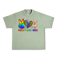 Peace Love Rock Urban Heavy Tee | Teevron