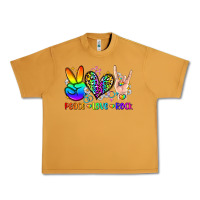 Peanut Butter peace love rock Urban Heavy Tee - Zillion Design Studio