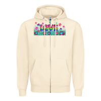 Sandshell lgbt love with hearts and stars Zipper Hoodie - AdoDesignShop