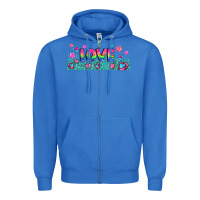 True Royal lgbt love with hearts and stars Zipper Hoodie - AdoDesignShop