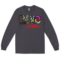 Smoke love autism Long Sleeve Tee - CowhideDigitalArt