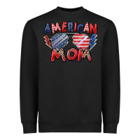 Black American mom Heavyweight Sweatshirt - Zillion Design Studio