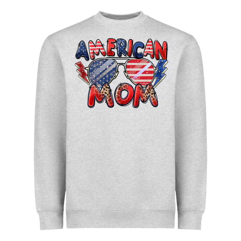 American Mom Heavyweight Sweatshirt by Zillion Design Studio | Teevron