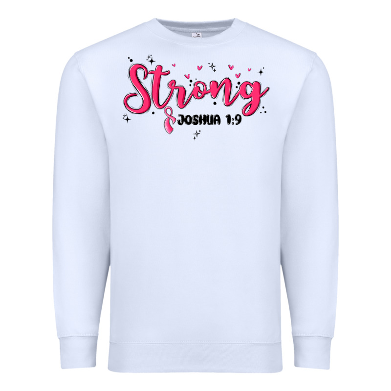 Strong Joshua 1 9 Premium Sweatshirt by MaliasSmallBusiness | Teevron