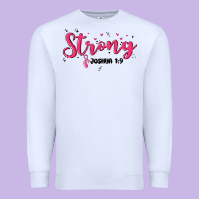 Strong Joshua 1 9 Premium Sweatshirt Designed By Maliassmallbusiness