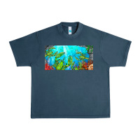Midnight Navy lobster license plate Urban Heavy Tee - BarkalooDesign