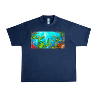 Navy lobster license plate Urban Heavy Tee - BarkalooDesign
