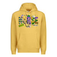 Antique Gold Mardi Gras nurse Premium Hoodie - BundleAndBundleShop