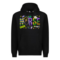 Black Mardi Gras nurse Premium Hoodie - BundleAndBundleShop