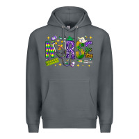 Rock Mardi Gras nurse Premium Hoodie - BundleAndBundleShop