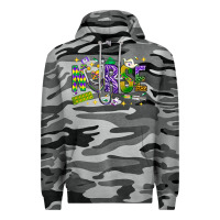 Slate Camo Mardi Gras nurse Premium Hoodie - BundleAndBundleShop