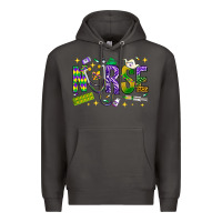Smoke Mardi Gras nurse Premium Hoodie - BundleAndBundleShop